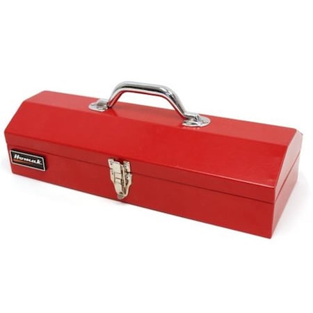 Homak 16 Inch Red Metal Toolbox Low Profile HO297202